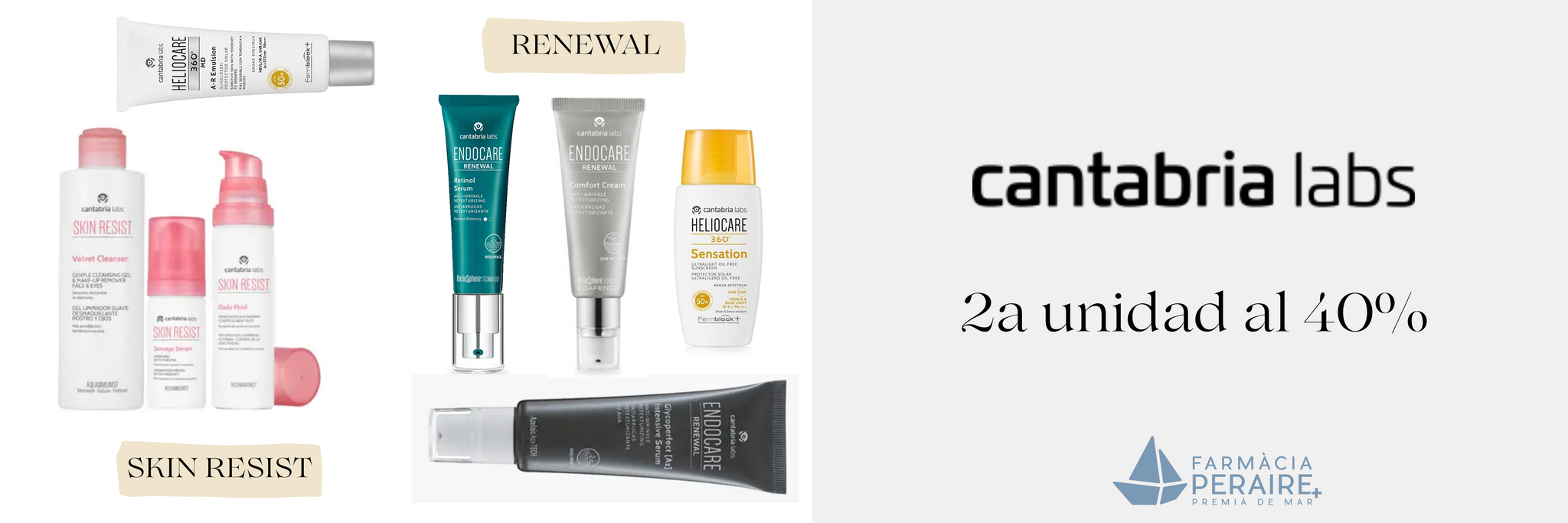 Endocare Renewal i skin resist 2a unitat 40%