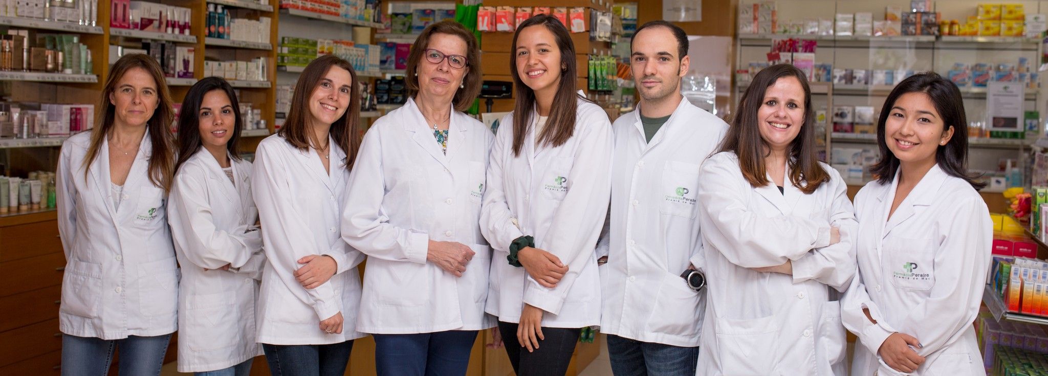 Equipo de la Farmacia y ortopedia Peraire
