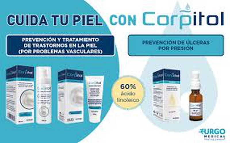 Corpitol emulsión y aceite para pieles lesionadas