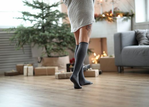 Renova les cames després de les festes: Mitges compressives que funcionen