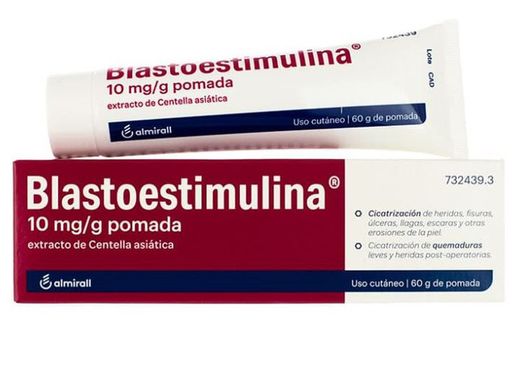 Blastoestimulina, una pomada cicatritzant amb acció antibiòtica.