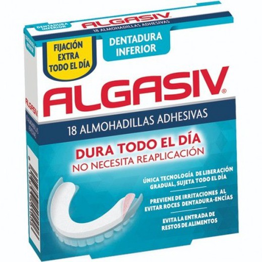 Algasiv prótese inferior 18 almofadas