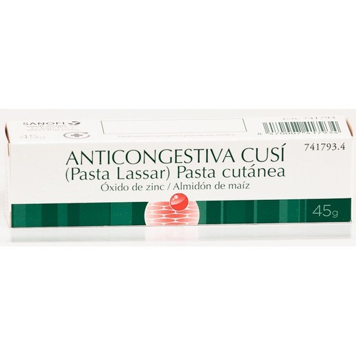 Anticongestiva Cusi pasta tòpica 1 tub 45 g