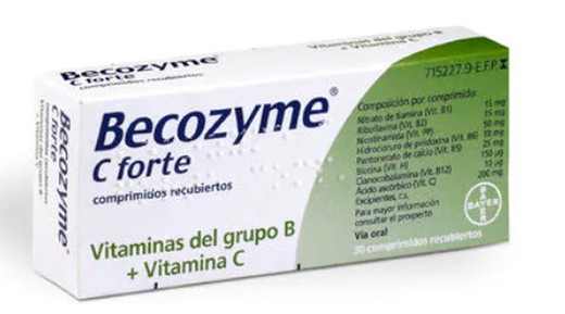 Becozyme C FORTE 30 comprimidos revestidos