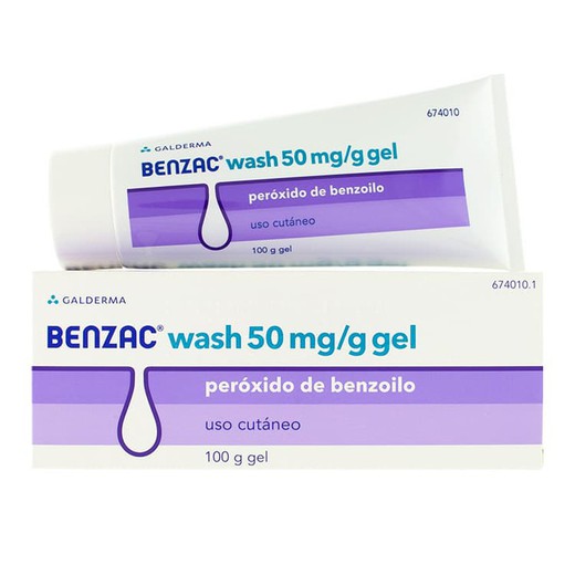 Benzac wash 50mg/g gel 100g