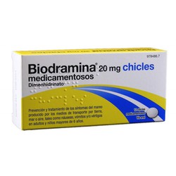 BIODRAMINA 20 MG 12 GOMAS MEDICINAIS