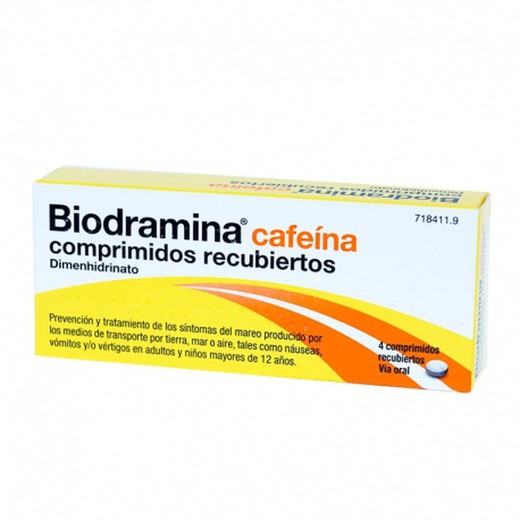 Biodramina Cafeïna 50 mg