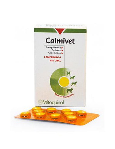 Calmivet 1 comprimido para perros y gatos