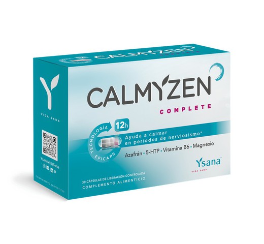 Calmyzen Complete, 30 Eficaps, para recuperar a calma em períodos de nervosismo
