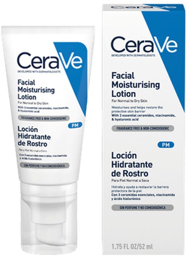 CeraVe Loção Hidratante Facial Frasco de 52 mL