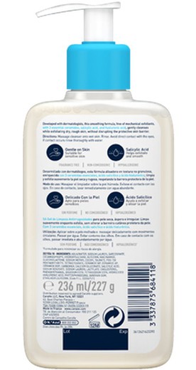 Cerave SA Limpiador Anti-rugosidades 236 ml