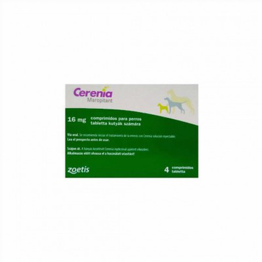 Cerenia 16 mg 1 comprimit per a gossos