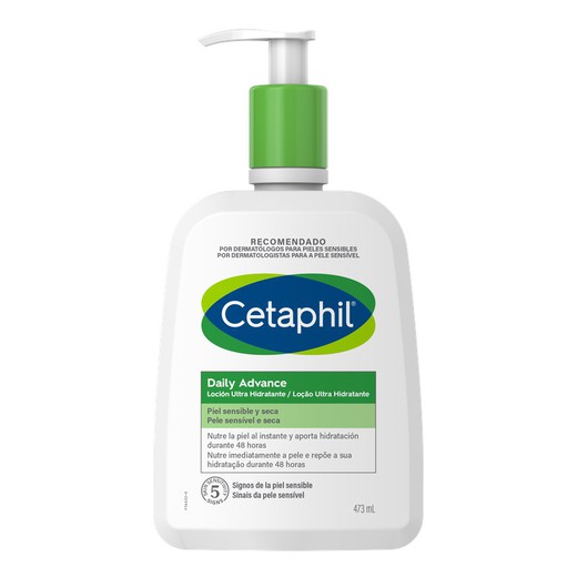 Cetaphil loción ultra hidratante piel sensible y seca 473 ml