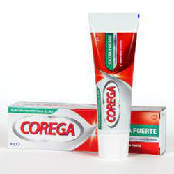 Corega extra fuerte suave sabor a menta 40g