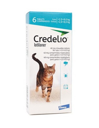 Credelio gato 2-8Kg 1 comprimido