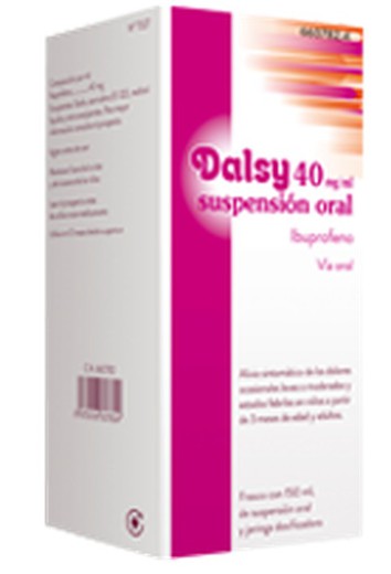 Dalsy 40 mg/ml suspensión oral  1 frasco150 ml