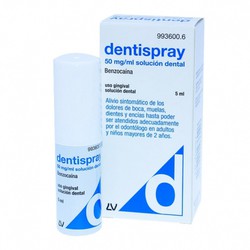 Dentispray 50 mg/ml solução dentária 1 frasco 5 ml