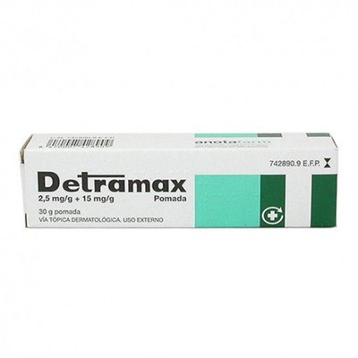 Detramax 2.5 mg/g + 15 mg/g 1 tubo 30 g