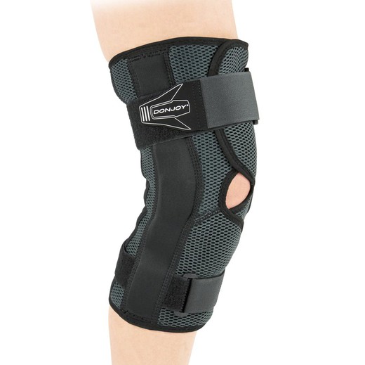 DJO Playmaker Xpert rodillera articulada de apoyo medial/lateral suave de la rodilla