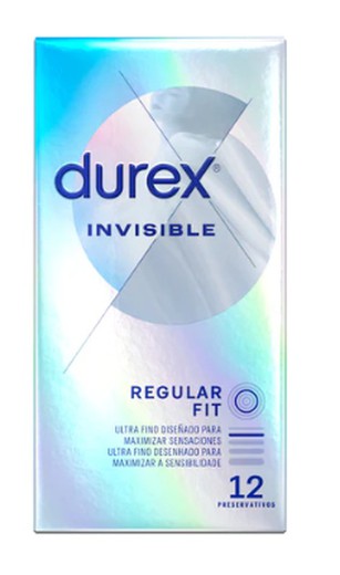 Durex invisível extrafino 12 unidades