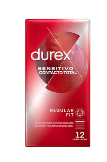 Durex sensitivo contacto total 12 unidades