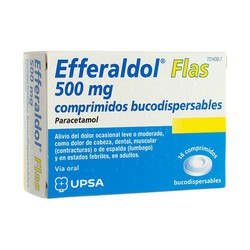 Efferaldol Flas 500 mg 16 comprimidos orodispersíveis