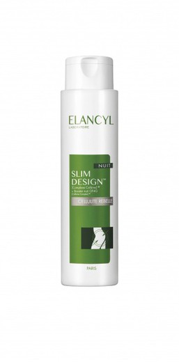 Elancyl slim design cuidado de noite anti-celulite rebelde 200 ml