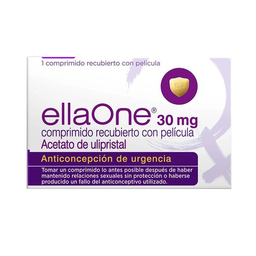 Ellaone 30 mg 1 comprimido recubierto