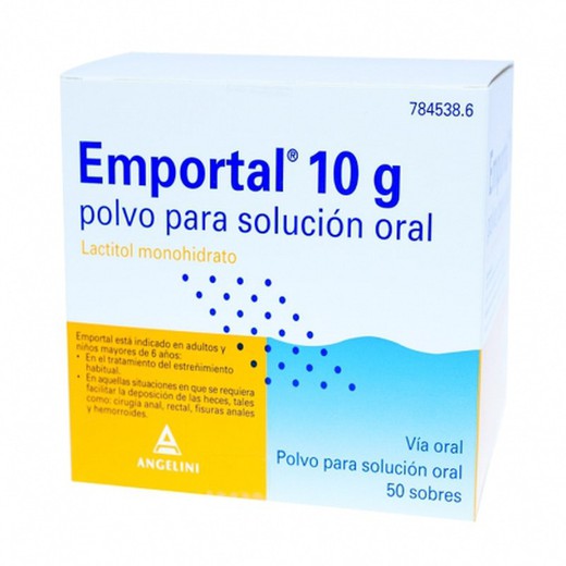 Emportal 10 g 50 Sobres pols per a solució oral