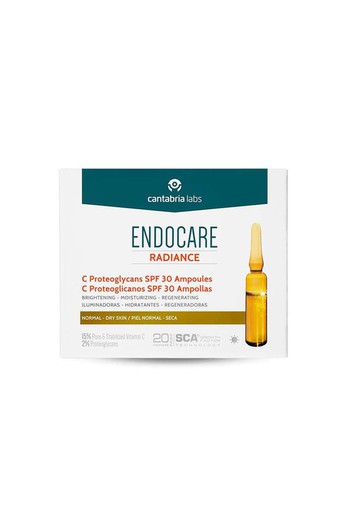 Endocare C Proteoglicanos SPF30 30 x 2 mL Ampollas antienvejecimiento para pieles normales o secas