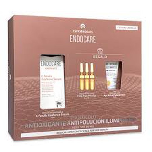 Endocare Radiance C Ferulic Edafence Serum 30 mL antipoluição para todos os tipos de pele
