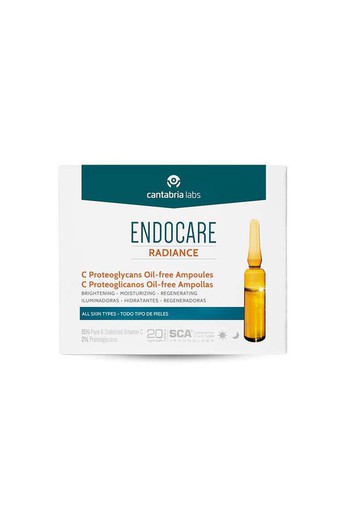 Endocare Radiance C Proteoglicans Oil-free 30 x 2 mL Ampolles antienvelliment per a tot tipus de pells