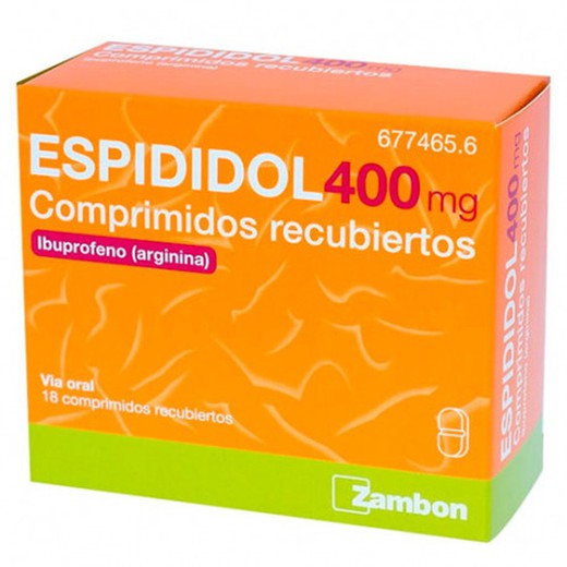Espididol 400 MG 18 comprimidos recubiertos