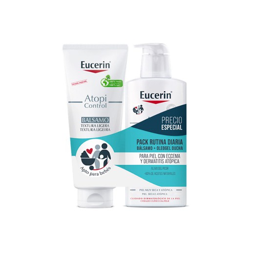 Eucerin atopic control Bálsamo 400 ml + oleogel 400 ml