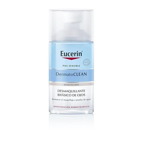 Eucerin Dermatoclean Removedor de maquiagem para olhos recipiente 125 ml