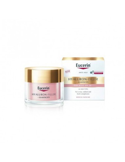 Eucerin Hyaluron-Filler crema de día rose 30 spf 50 ml