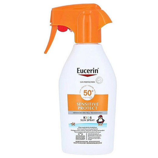 Eucerin Sensitive Protect 50+ + Sun Kids Sensitive Protect Trigger Spray FPS 50+