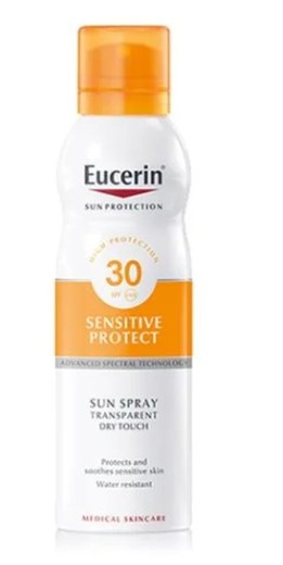 Eucerin Sun Spray Transparent Dry Touch Sensitive Protect FPS 30