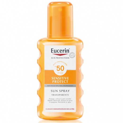 Eucerin Sun Spray Transparent Sensitive Protect FPS 50