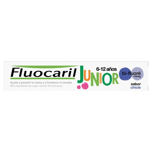 Fluocaril Junior Chicle 6-12 Anys Gel 75 Ml