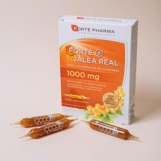 Forte Gelea Real 1000 Mg 20 Ampolles 10 Ml