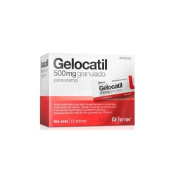 Gelocatil 500 MG 12 sachês granulado oral