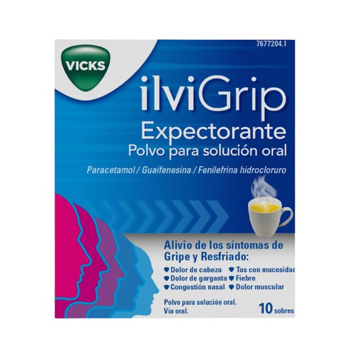 Gripavicks 10 sobres polvo para suspensión oral