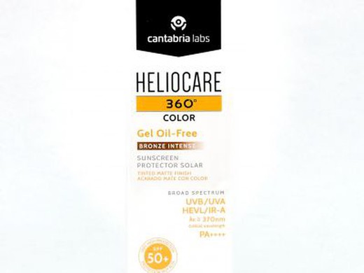 Heliocare 360º color Gel Oil-Free SPF 50+ color bronze intense 50ml