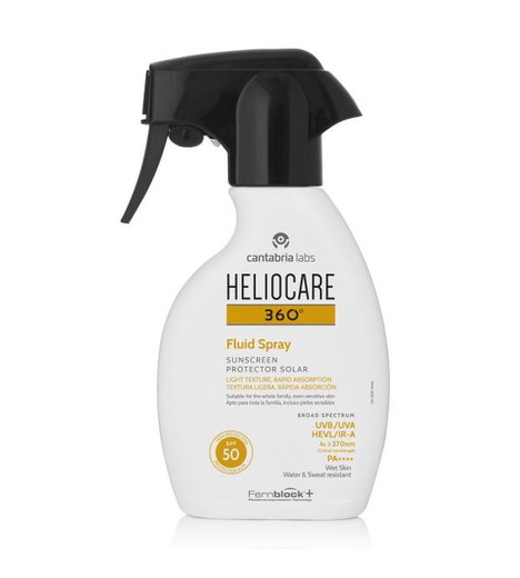 HELIOCARE 360º Water Gel SPF 50 + spray corporal spf50 + 75ml formato viaje