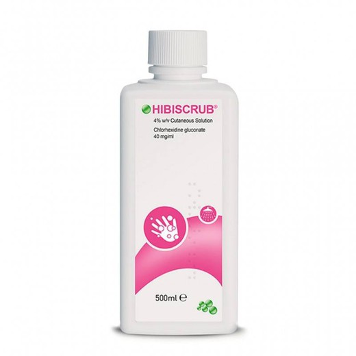 Hibiscrub 40 mg/ml solución tópica 500 ml