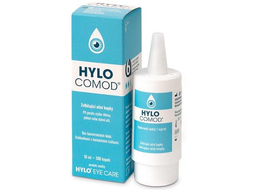 Hylo-comod colírio de hidratação de longa duração 10 ml