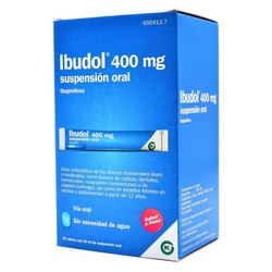 Ibudol 400 MG 20 sobres suspensió oral 10 ML