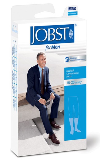 Jobst Par de calcetines Negro Men soft compresión 15-20 mmHg