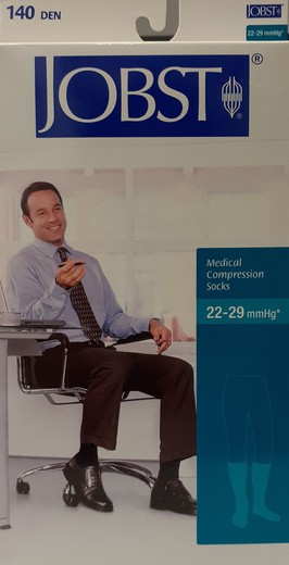 Jobst calcetín Negro Men soft compresión 22-29 mmHg